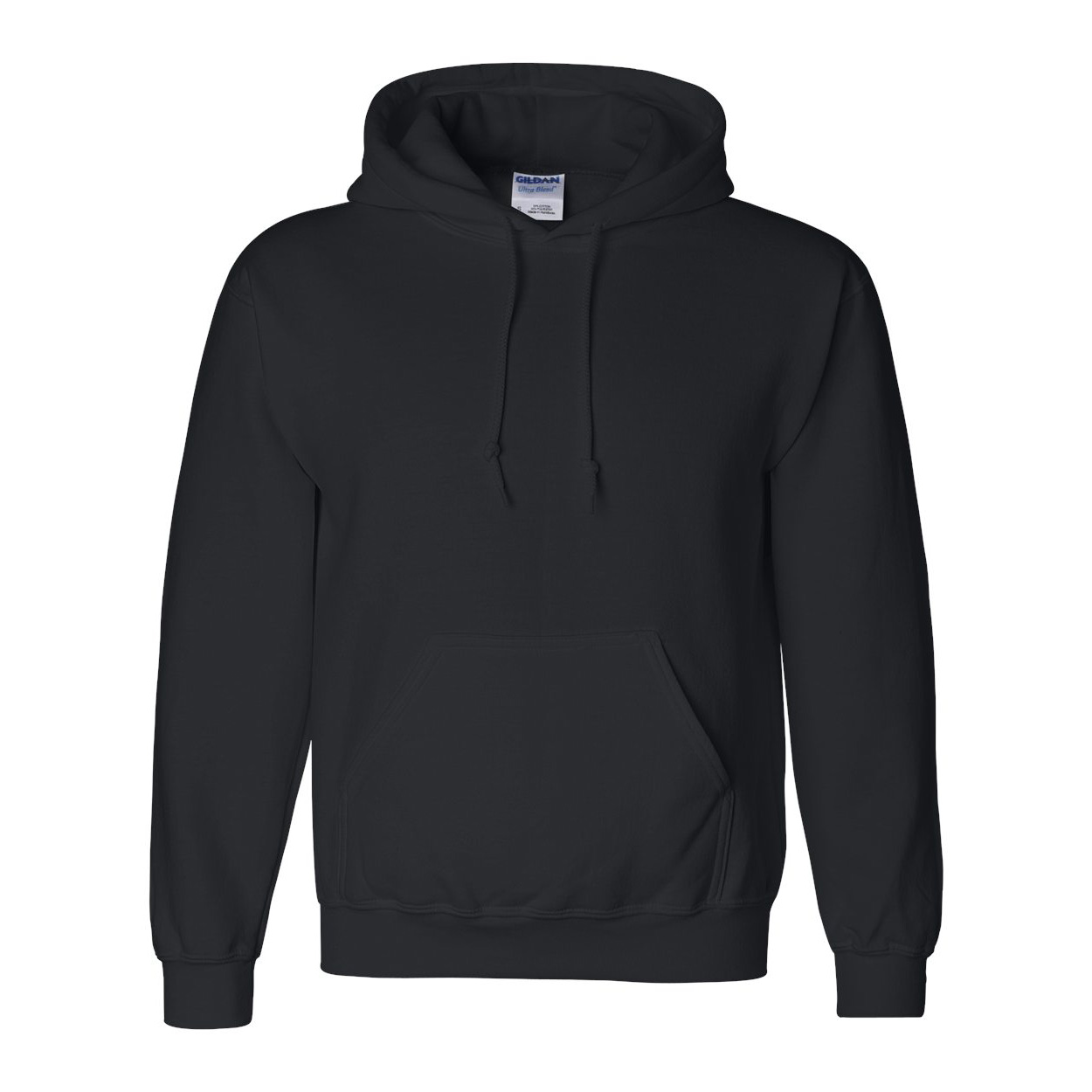 Pullover Hooded Sweatshirt - 12500 Black - North American Safety