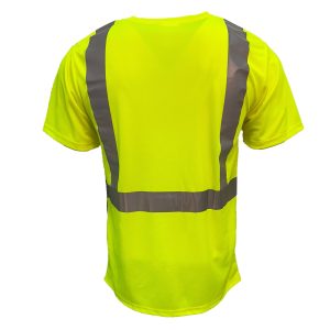 Wickmaster™ Class 2 Black Bottom Hi-Vis T-Shirt - 2001B - Image 5