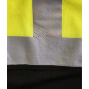 Wickmaster™ Class 2 Black Bottom Hi-Vis T-Shirt - 2001B - Image 3