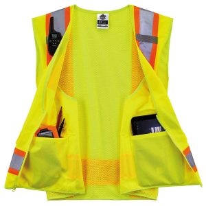 GloWear 8248Z Two-Tone Surveyors Vest - Type R, Class 2, Zipper - 8248Z - Image 5