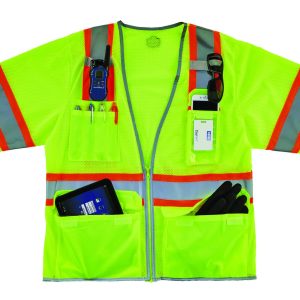 Zip-Up Surveyor's Mesh Vest, Class 3 - 8346Z - Image 3
