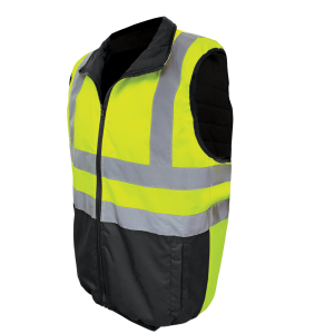 High-Visibility Reversible Insulated Safety Vest - GLO-V1 - Image 4
