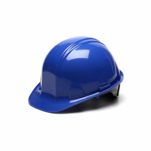 pyramex sl series cap style hard hat, blue, 4 point ratchet