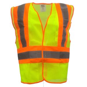 Hook & Loop, Contrasting Mesh Vest - JS1102