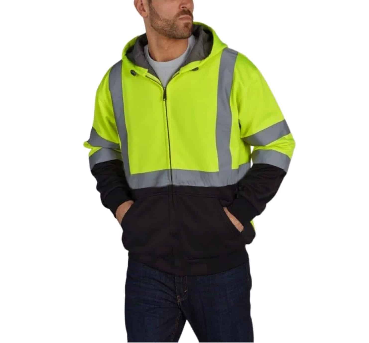Hoodie, Zip-Up, Soft Shell, Class 3 - UHV425 - North American Safety