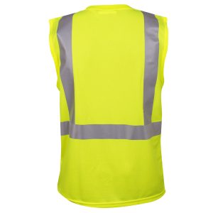 Sleeveless High Visibility T-Shirt, Class 2 – V421 - Image 4