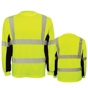 Performance Stretch Hi-Vis Shirt, Class 3 - GLO-225LS - Image 3