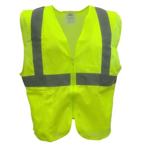 Zipper Economy Mesh Vest - JS1011