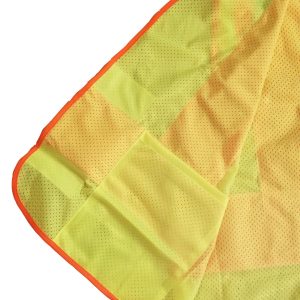 HOOK & LOOP, 3M CONTRASTING MESH VEST, ONE SIZE - JS1101 - Image 4