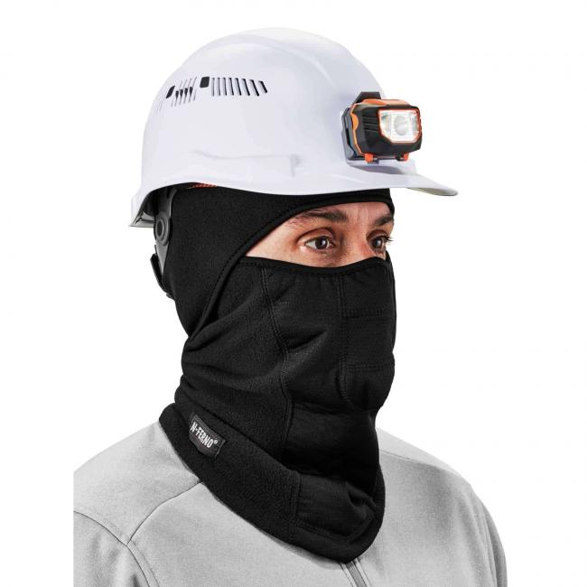 N-Ferno Lime Wind-resistant Hinged Balaclava Face Mask - One Size Fits Most  - Green - Work & Cold Weather Hat in the Hats department at