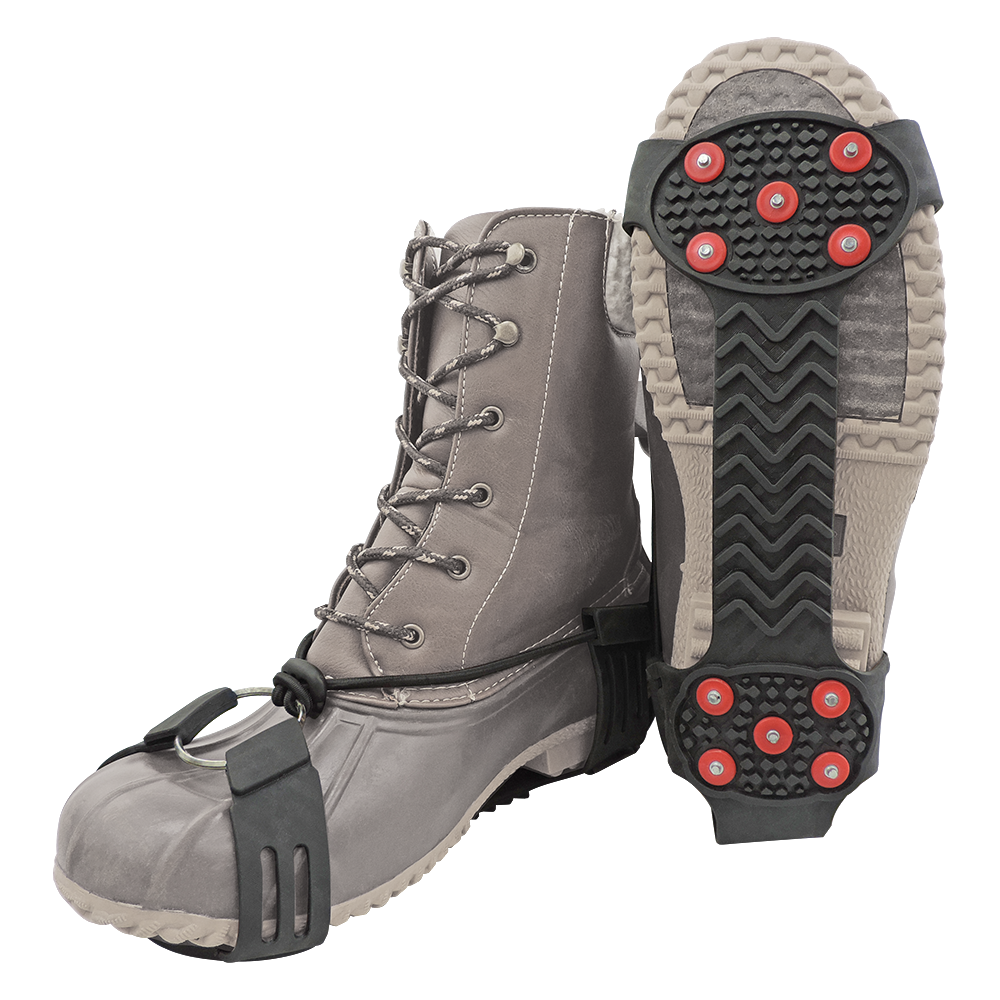 Ice Gripster Treads - Anti-Slip Traction Cleats with Carbon Steel Studs -  North American Safety