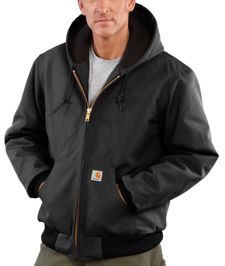 Carhartt J140 Duck Active Jacket – Quilted Flannel Lined - North ...