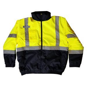 Hi-Vis Insulated Safety Jacket, Class 3 FORIBJ (3X-4X ONLY)