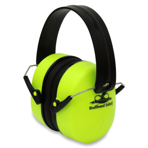 Bullhead Safety Hearing Protection - Premium High-Visibility Foldable Earmuffs