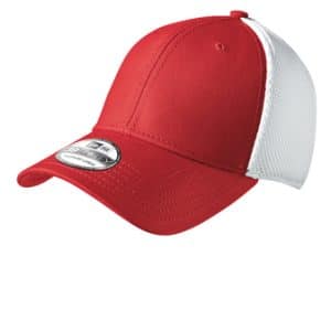 Stretch Mesh Cap - New Era NE1020 with Embroidered Logo - Image 3