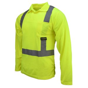 Radians ST22 Class 2 High Visibility Safety Long Sleeve Polo - Image 1