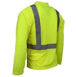 Radians ST22 Class 2 High Visibility Safety Long Sleeve Polo - Image 3