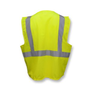 Radians SV2Z Economy Type R Class 2 Mesh Safety Vest with Zipper - Image 4