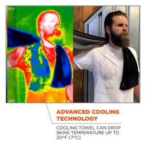 Chill-Its® 6602MF Evaporative Microfiber Cooling Towel - Image 3