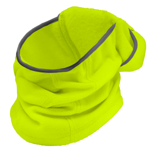 Bullhead Safety™ Winter Liners High-Visibility Yellow/Green, Shoulder-Length, Multifunctional, Hinged Thermal Balaclava - WL310-YG - Image 4
