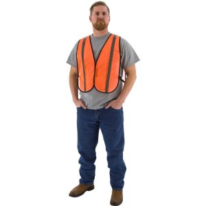 Majestic Safety 75-3004 - One Size Orange Safety Vest