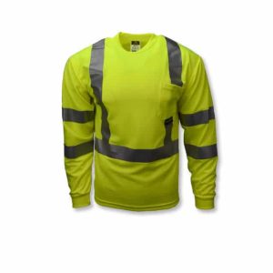 Radians ST21 Class 3 Long Sleeve Hi-Vis T-shirt with Max-Dri™ - Image 3