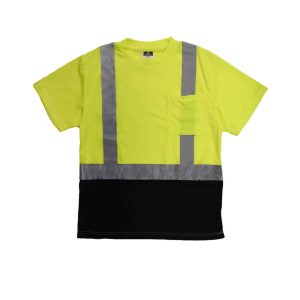 Wickmaster Pro 2011B Short Sleeve Black Bottom Safety Shirt - Image 4
