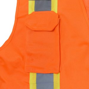 Radians SV46 Surveyor Type R Class 2 Breakaway Safety Vest - Safety Orange - Image 9
