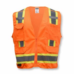 Radians SV46 Surveyor Type R Class 2 Breakaway Safety Vest - Safety Orange - Image 3