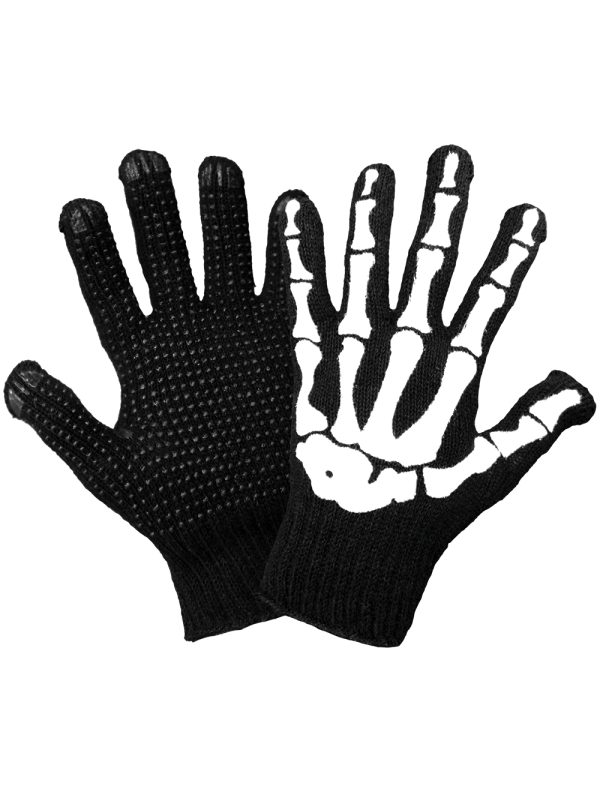 Skeleton Gloves North American Safety
