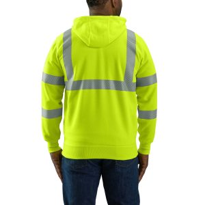 Carhartt High Visibility Loose Fit Midweight Class 3 Pullover Sweatshirt – 104987-323 - Image 4