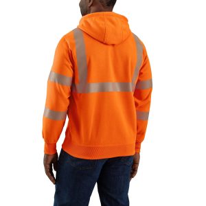 Carhartt High Visibility Loose Fit Midweight Class 3 Pullover Sweatshirt – 104987-824 - Image 4