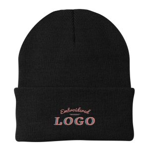 Soft Acrylic Beanie 12" – NAS 90 Embroidered - Image 4