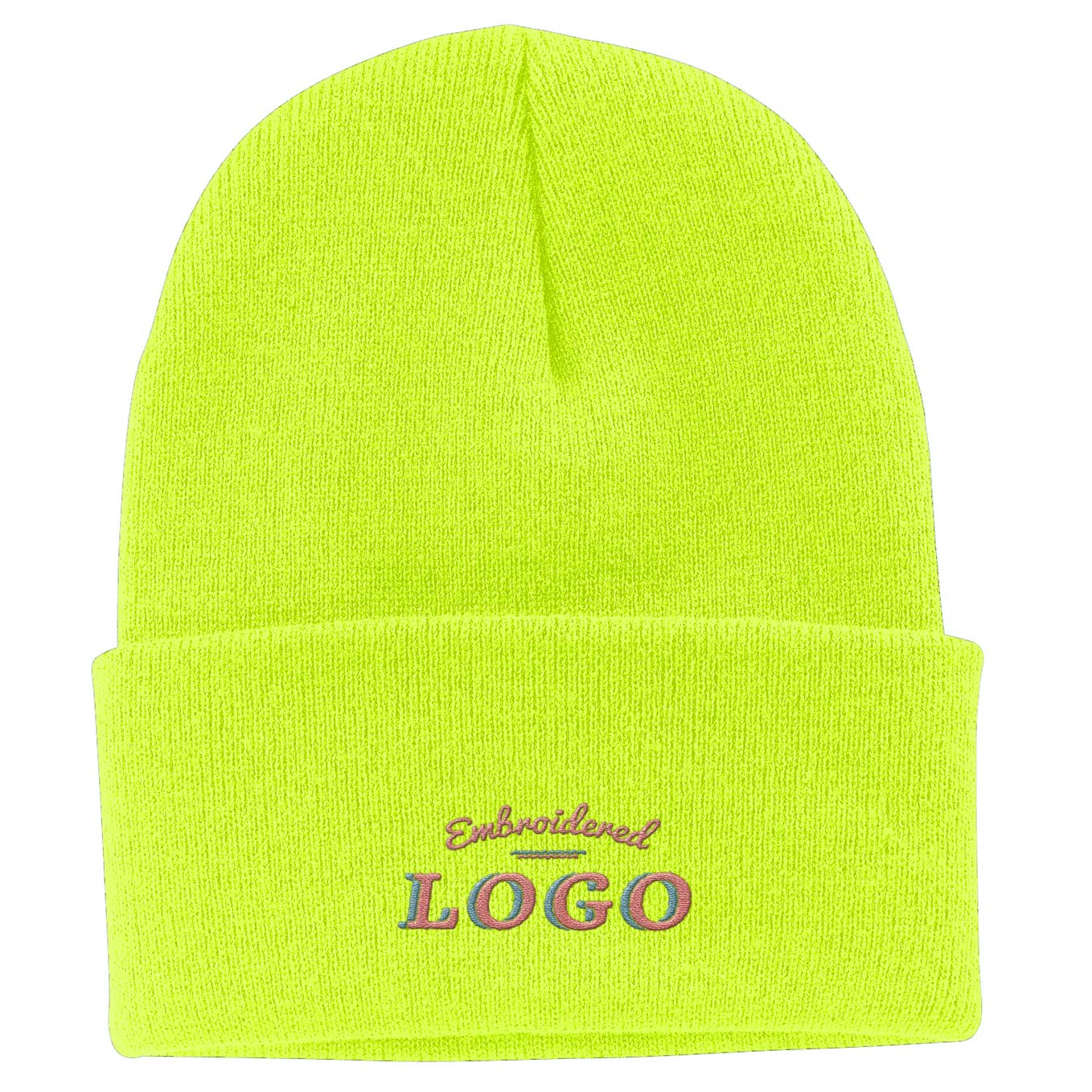 Soft Acrylic NAS American Embroidered 90 North Safety Beanie - – 12