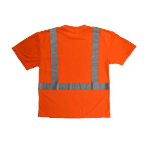 Radians ST11 Class 2 High Visibility Safety T-Shirt with Max-Dri™ – ST11-2POS (orange) - Image 7