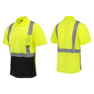 Radians ST12B Class 2 High Visibility Color Blocked Safety Short Sleeve Polo – ST12B-2PGS - Image 5