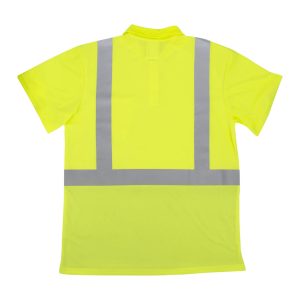 Radians ST12B Class 2 High Visibility Color Blocked Safety Short Sleeve Polo – ST12B-2PGS - Image 7