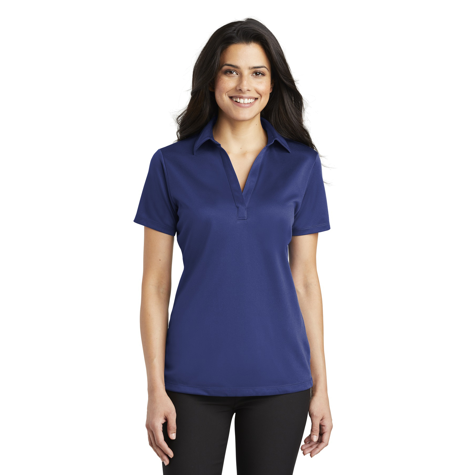 Ladies Silk Touch™ Performance Polo – L540 with Embroidered Logo