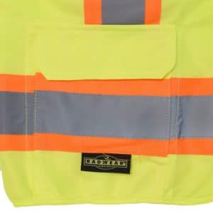 Radians SV6 Two Tone Surveyor Type R Class 2 Solid/Mesh Safety Vest - Image 7