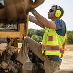 Radians SV6 Two Tone Surveyor Type R Class 2 Solid/Mesh Safety Vest - Image 3