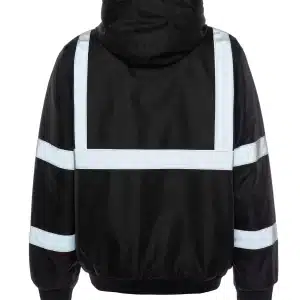 UPA889 HiVis Men's Warm Up Bomber Jacket - Image 3