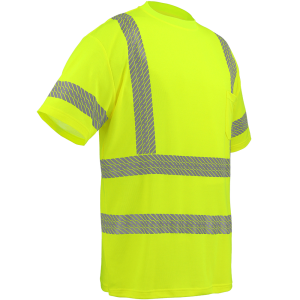 Global Glove - High Visibility Premium Self-Wicking Bamboo/Polyester Short-Sleeved Shirt – GLO-217 - Image 4