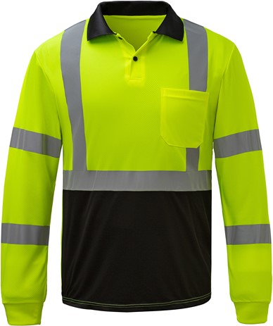Class 3 Long Sleeve Polo Shirt - 5507 - North American Safety