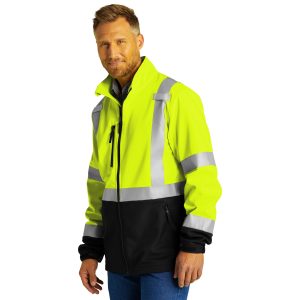 CornerStone® ANSI 107 Class 3 Soft Shell Jacket - CSJ503 - Image 3