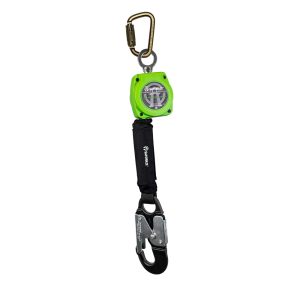 SafeWaze - 6' Web Retractable with Aluminum Snap Hook – Steel Carabiner – 019-5045