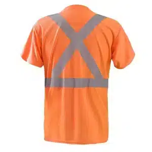 Short Sleeve Wicking Birdseye "X" Back T-Shirt – LUX-SSTP2BX-O