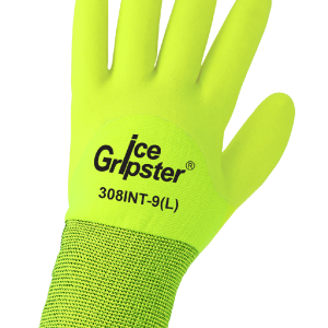 GGS 308INT - High-Visibility Insulated Gloves with Three-Quarter Coated Palm - Cut Level A2 - Image 3