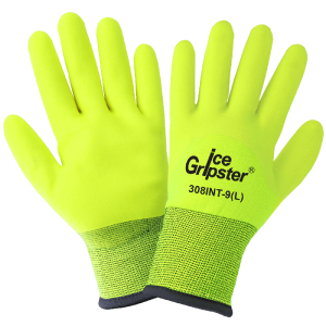 GGS 308INT - High-Visibility Insulated Gloves with Three-Quarter Coated Palm - Cut Level A2 - Image 5