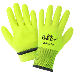 GGS 308INT - High-Visibility Insulated Gloves with Three-Quarter Coated Palm - Cut Level A2