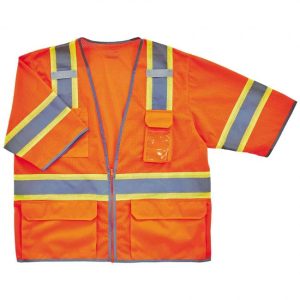 Zip-Up Surveyor's Mesh Vest, Class 3 - 8346Z - Image 7